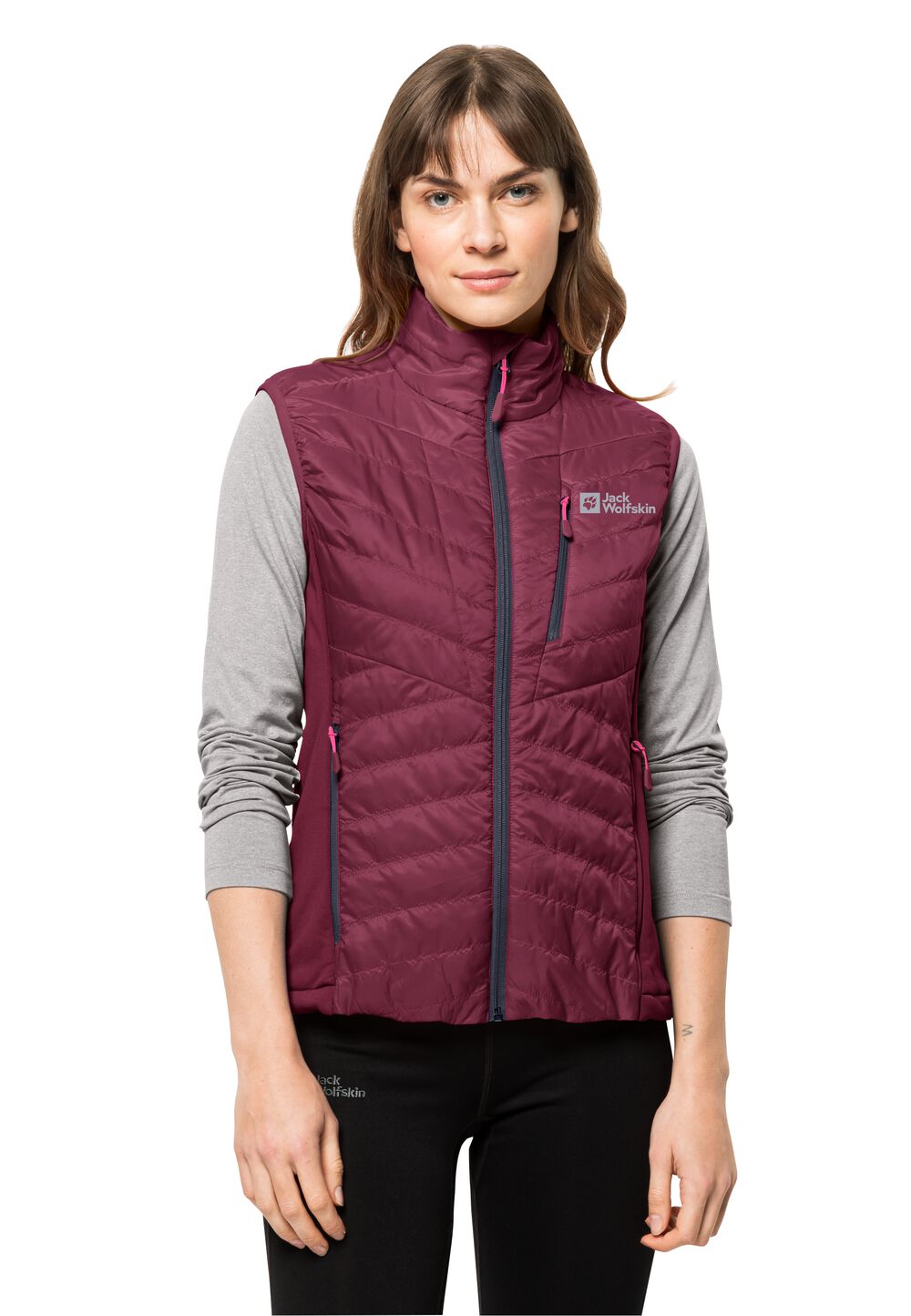 Jack Wolfskin Outdoor-Weste Damen Routeburn Pro Ins Vest Women M sangria red sangria red von Jack Wolfskin