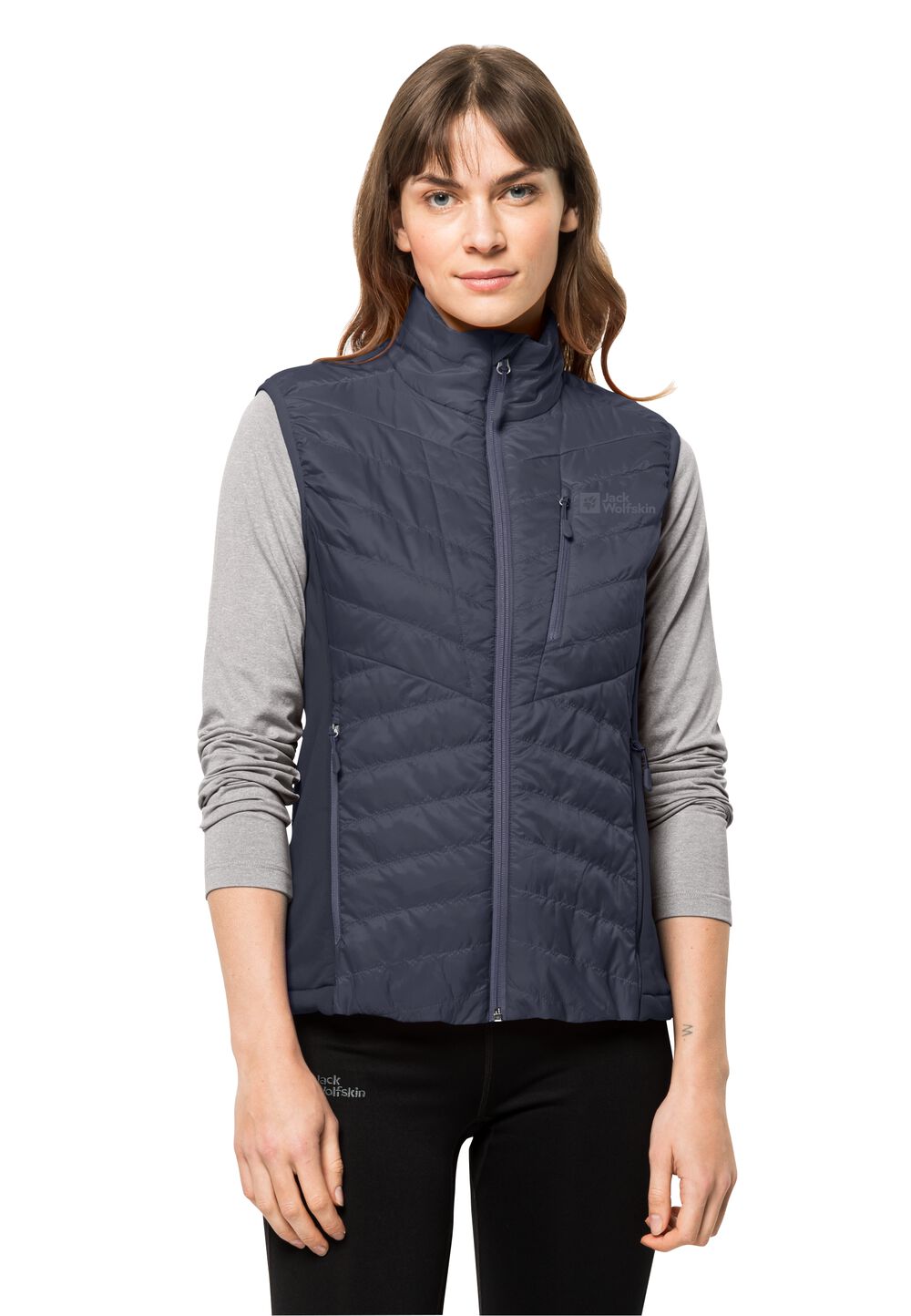 Jack Wolfskin Routeburn Pro Ins Vest Women XS graphite Graphite von Jack Wolfskin