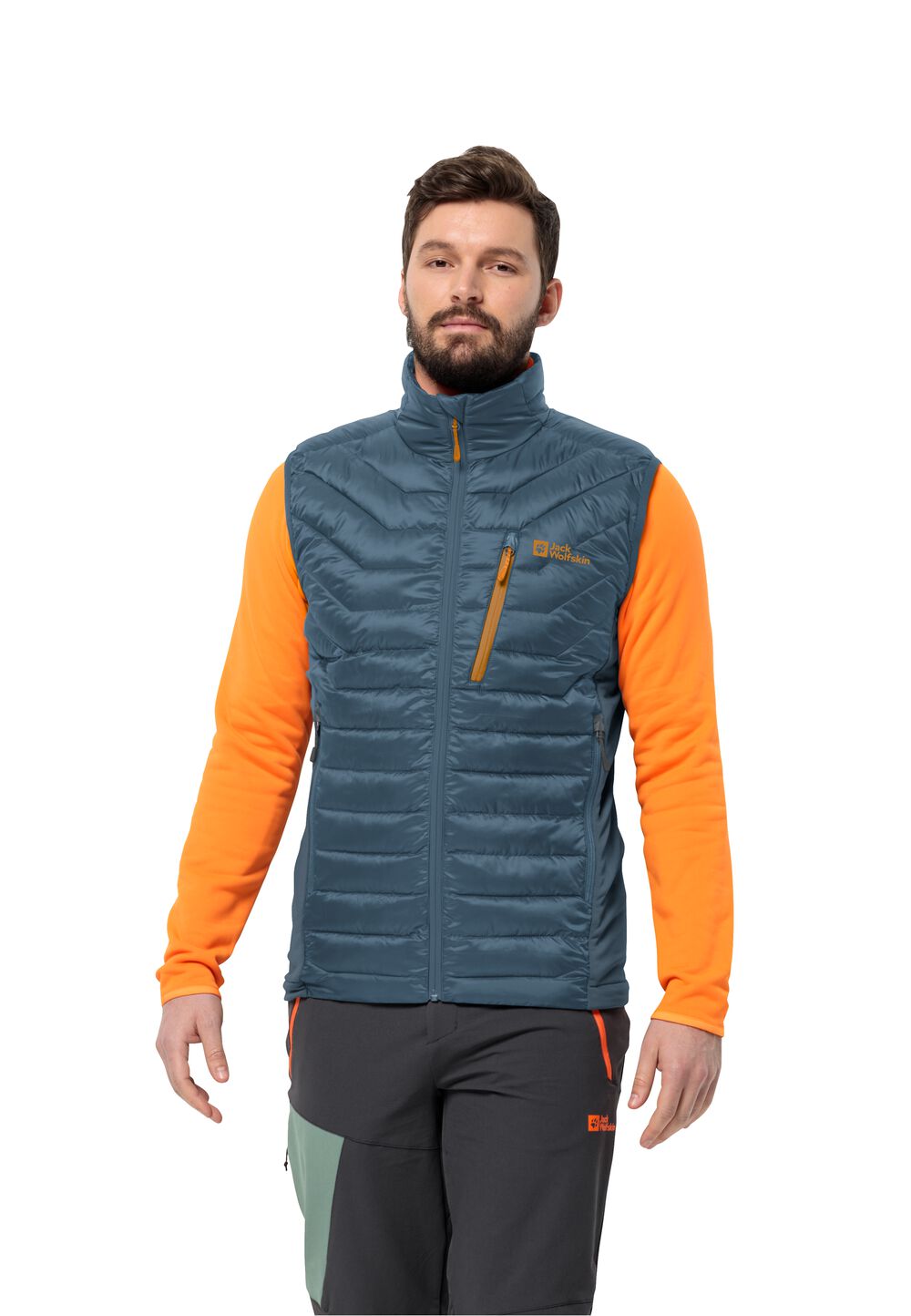 Jack Wolfskin Outdoor-Weste Herren Routeburn Pro Ins Vest Men 2XL midnight sky midnight sky von Jack Wolfskin