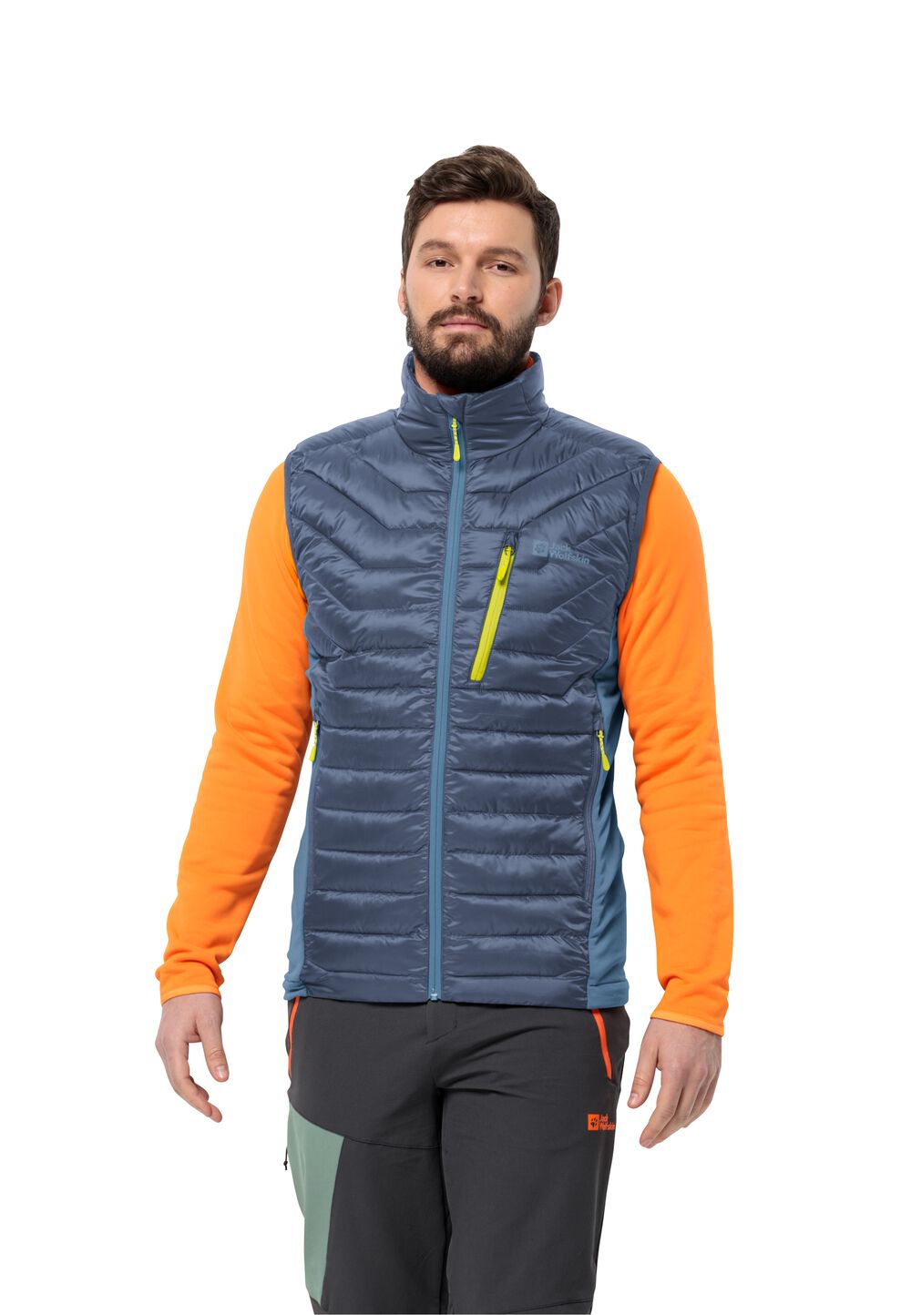 Jack Wolfskin Outdoor-Weste Herren Routeburn Pro Ins Vest Men 3XL evening sky evening sky von Jack Wolfskin