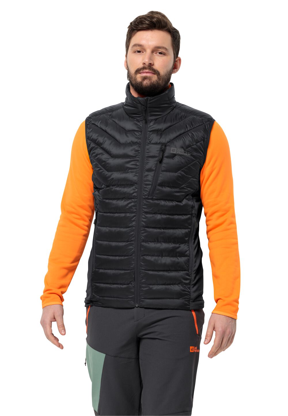 Jack Wolfskin Outdoor-Weste Herren Routeburn Pro Ins Vest Men 3XL schwarz black von Jack Wolfskin