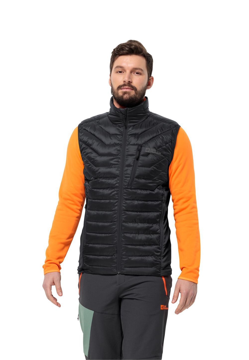 Jack Wolfskin Outdoor-Weste Herren Routeburn Pro Ins Vest Men L schwarz black von Jack Wolfskin