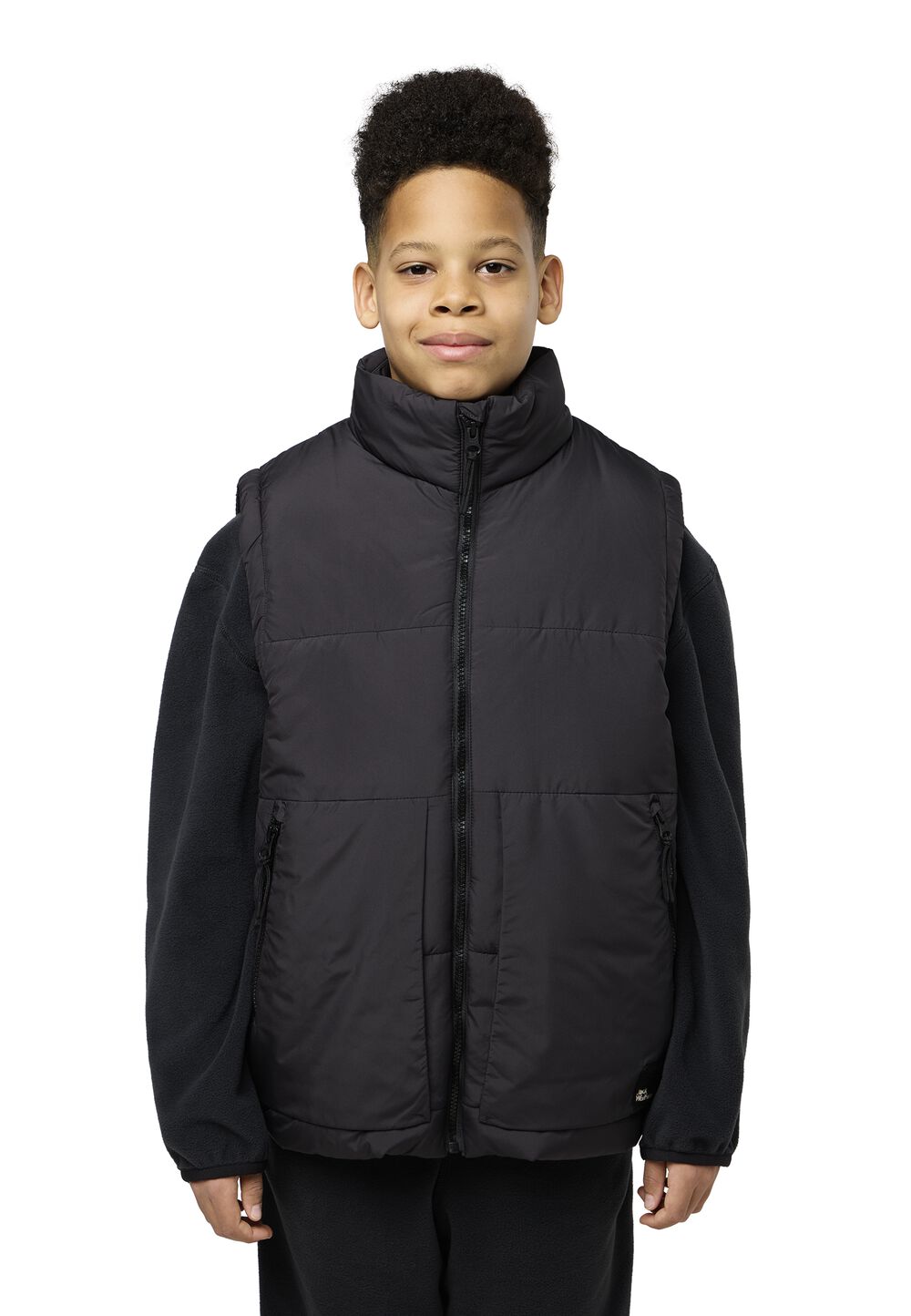 Jack Wolfskin Outdoor-Weste Teenager Teen Ins Vest Youth 128 granite black granite black von Jack Wolfskin