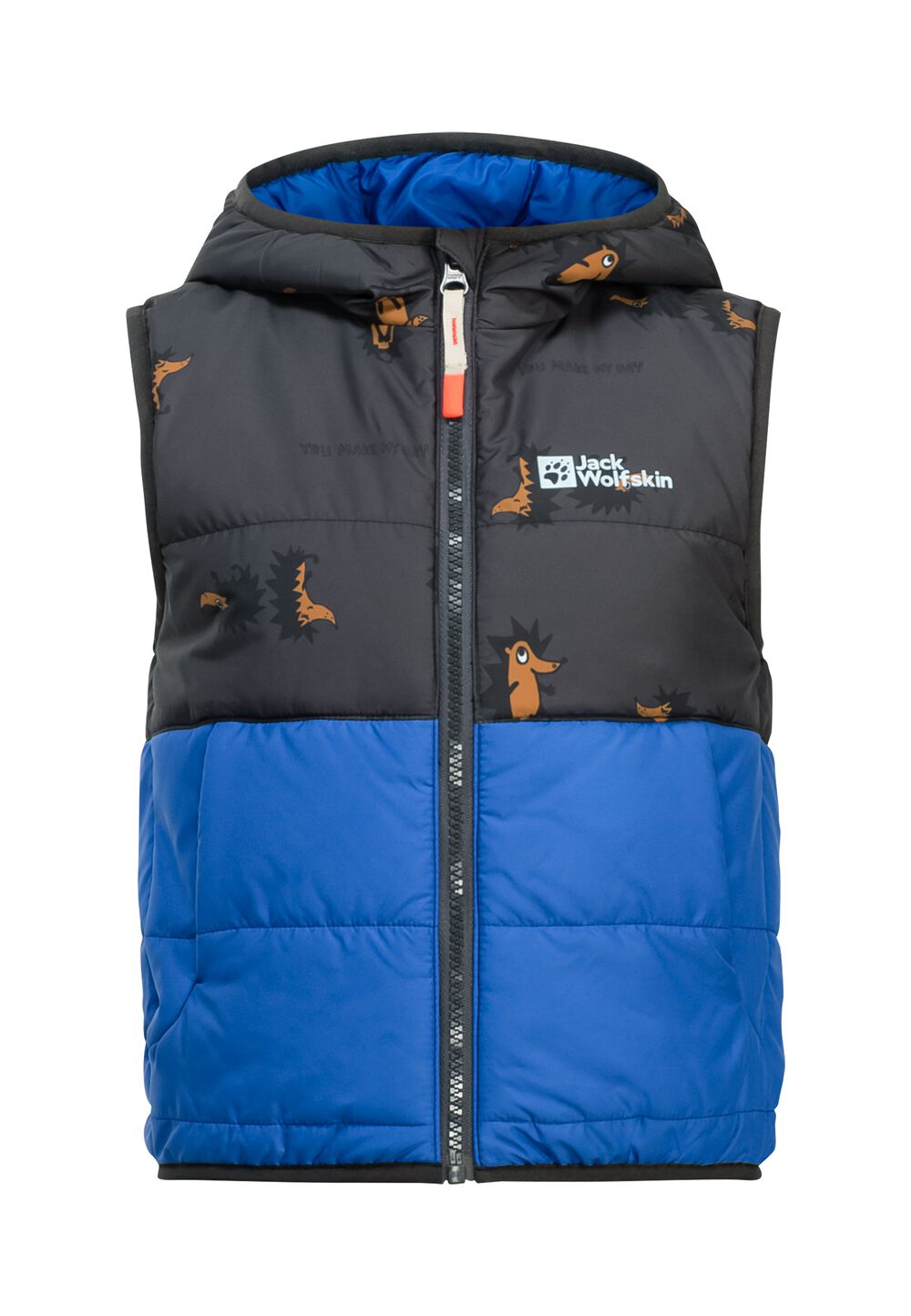 Jack Wolfskin Outdoor-Weste Kinder Gleely Ins Hooded Vest Kids 104 nordic sky nordic sky von Jack Wolfskin