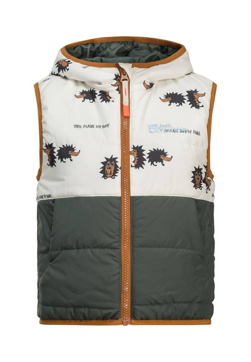 Jack Wolfskin Outdoor-Weste Kinder Gleely Ins Hooded Vest Kids 92 slate green slate green von Jack Wolfskin