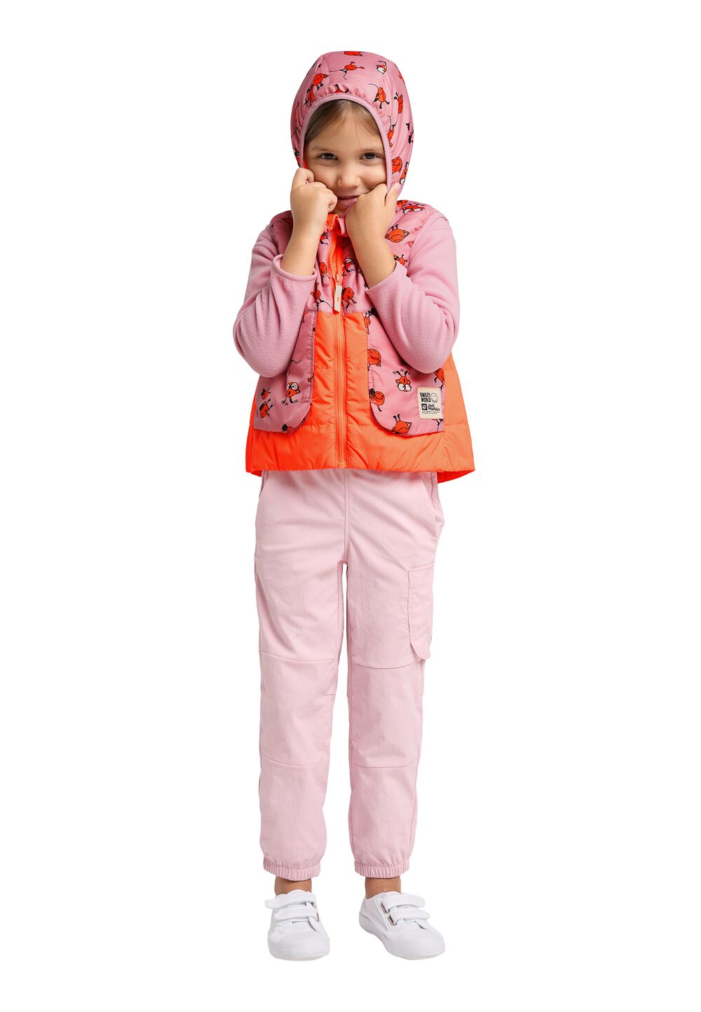 Jack Wolfskin Outdoor-Weste Kinder Smileyworld AOP Vest Kids 116 icon water lily ICON water lily von Jack Wolfskin