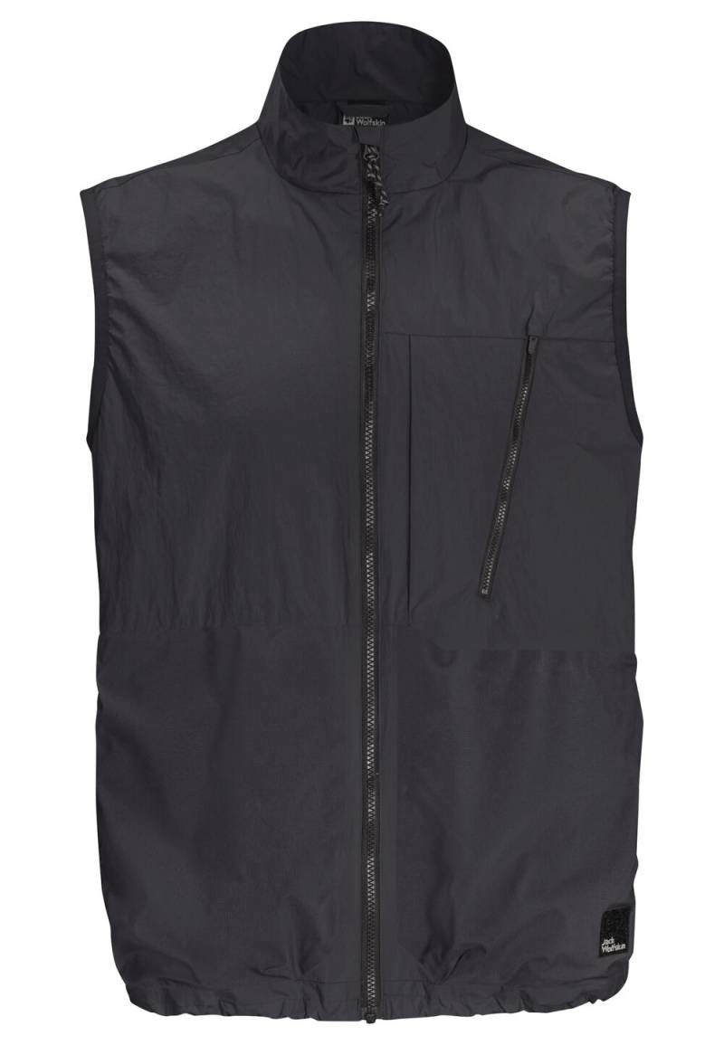 Jack Wolfskin Outdoor-Weste Unisex Friedberger Vest L schwarz granite black von Jack Wolfskin