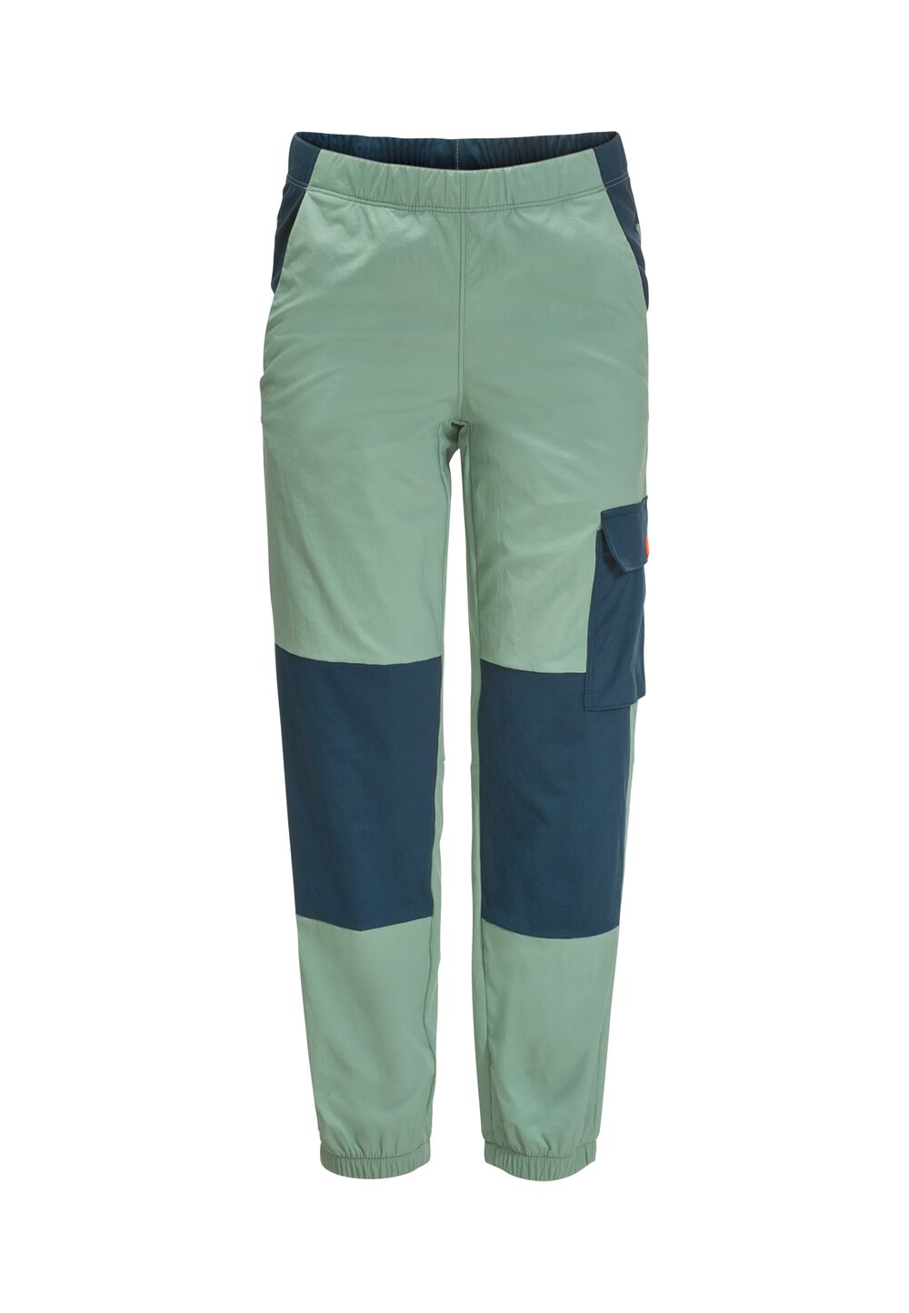 Jack Wolfskin Outdoorhose Kinder Villi Stretch Pants Kids 128 granite green granite green von Jack Wolfskin