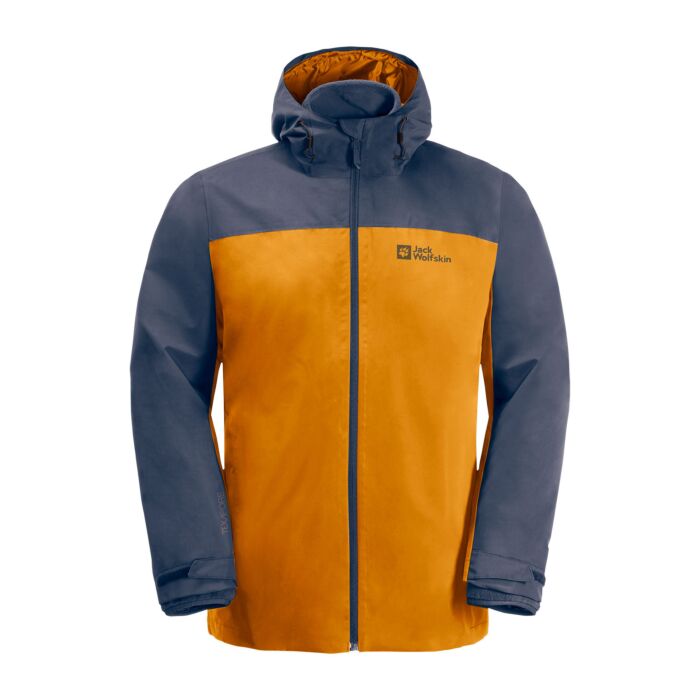 Jack Wolfskin Outdoorjacke 3 in 1 JKT M, mandarine von Jack Wolfskin