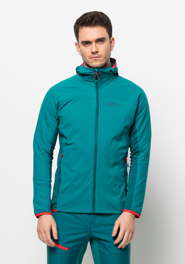 Jack Wolfskin Outdoorjacke »ALPSPITZE INS HOODY M«, mit Kapuze von Jack Wolfskin