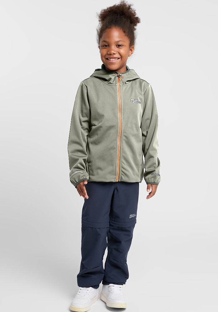 Jack Wolfskin Outdoorjacke »FELDBERG HOODED JKT K«, mit Kapuze von Jack Wolfskin