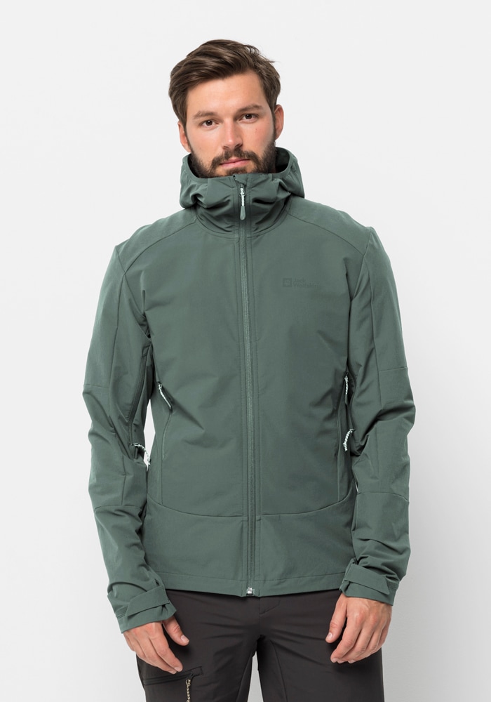 Jack Wolfskin Outdoorjacke »KAMMWEG JKT M«, mit Kapuze von Jack Wolfskin