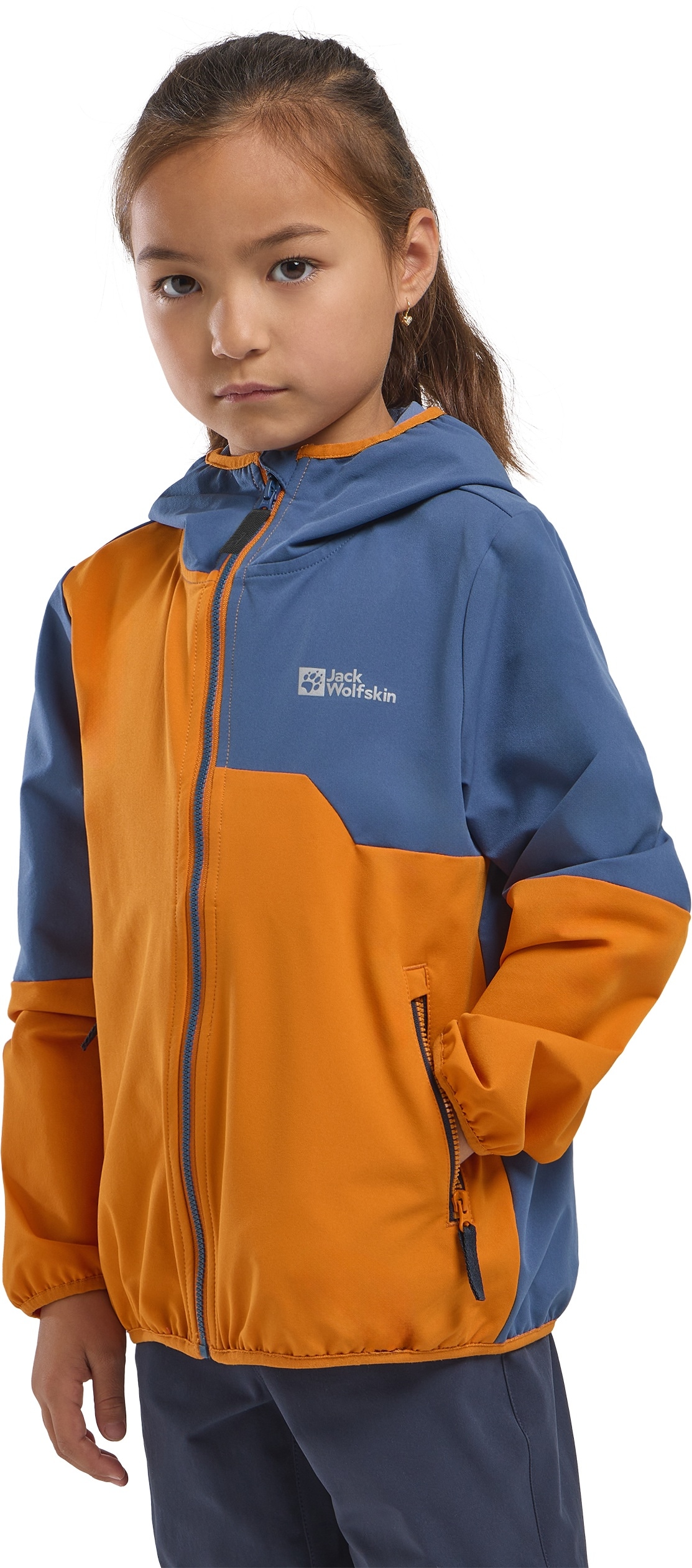 Jack Wolfskin Outdoorjacke »TURBULENCE HOODED JKT K«, mit Kapuze von Jack Wolfskin