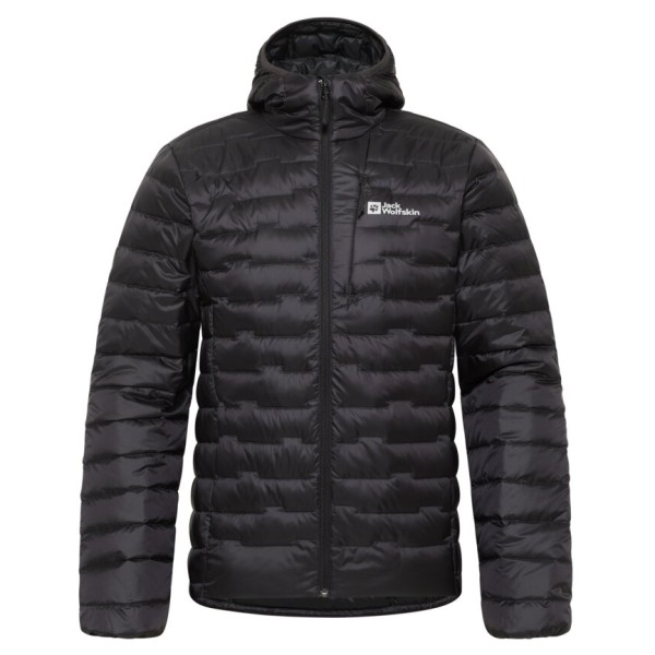 Jack Wolfskin - Passamani Down Hoody - Daunenjacke Gr L schwarz/grau von Jack Wolfskin