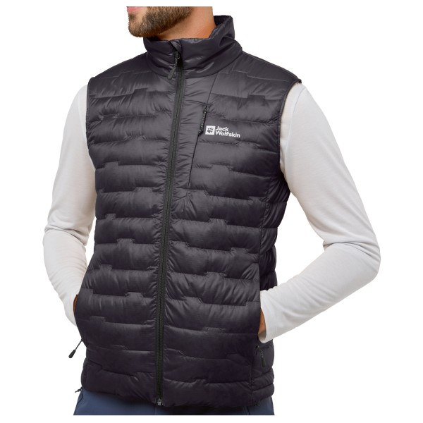 Jack Wolfskin - Passamani Down Vest - Daunengilet Gr L;M;S;XL;XXL grau von Jack Wolfskin