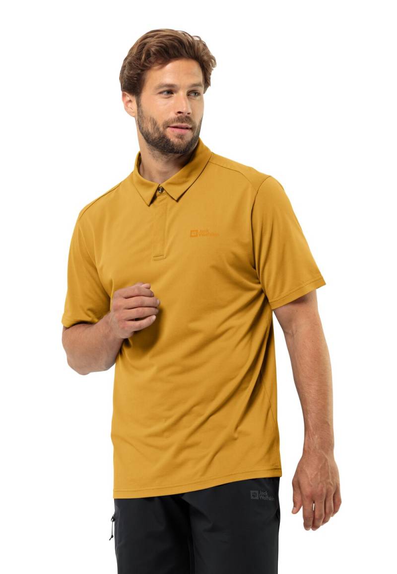 Jack Wolfskin Poloshirt Herren Delgami Polo Men XXXL curry Curry von Jack Wolfskin