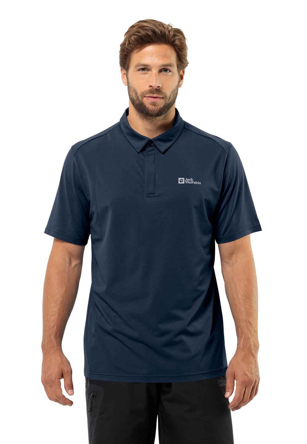 Jack Wolfskin Poloshirt Herren Delgami Polo Men L blau night blue von Jack Wolfskin