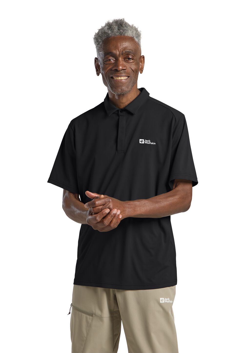 Jack Wolfskin Poloshirt Herren Delgami Polo Men S black black Jack Wolfskin Poloshirt Herren Delgami Polo Men S black black von Jack Wolfskin