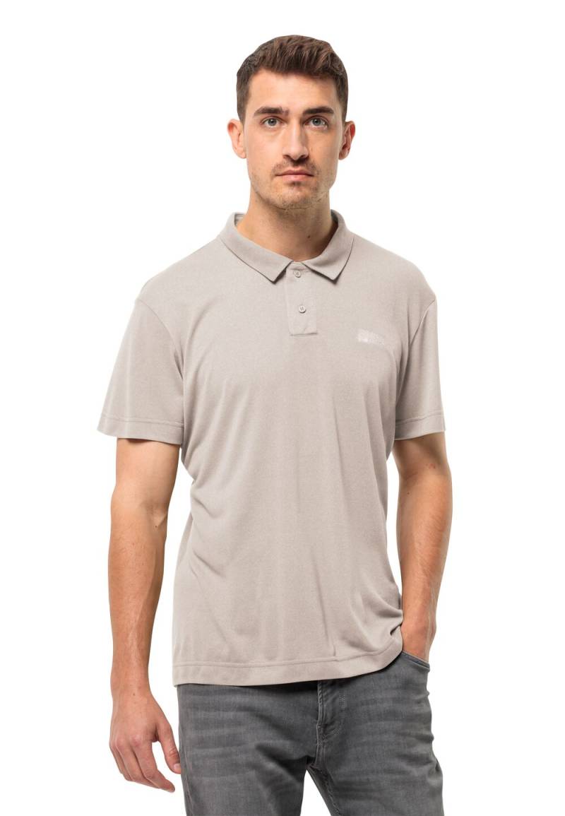 Jack Wolfskin Poloshirt Herren Pikeh Polo Men L sea shell Sea Shell von Jack Wolfskin