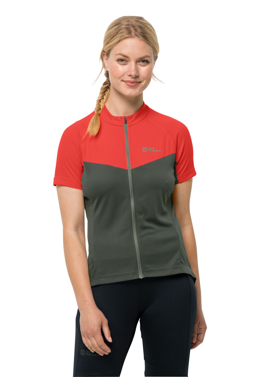 Jack Wolfskin Radtrikot Damen Morobbia FZ T-Shirt Women S tango orange tango orange von Jack Wolfskin