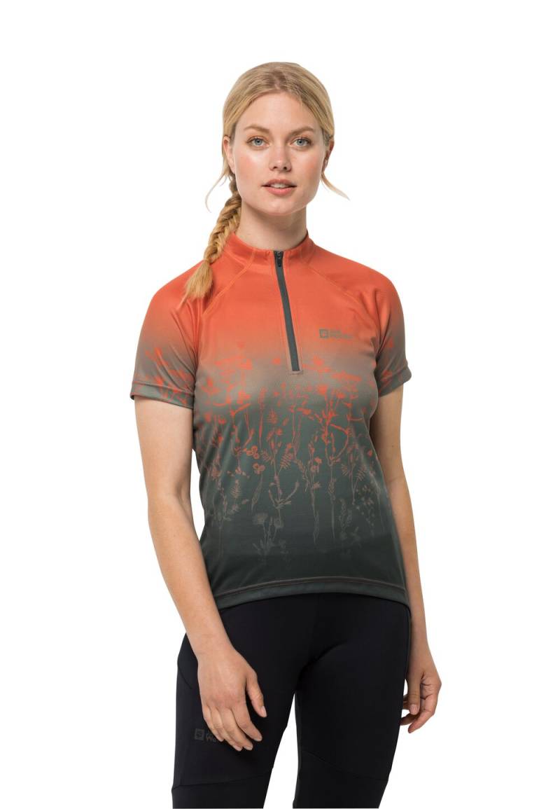 Jack Wolfskin Morobbia HZ Print T-Shirt Women M guave 51 guave 51 von Jack Wolfskin