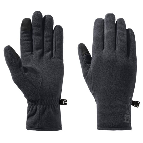 Jack Wolfskin - Real Stuff Glove - Handschuhe Gr L schwarz/grau von Jack Wolfskin