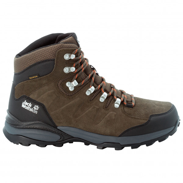 Jack Wolfskin - Refugio Texapore Mid - Wanderschuhe Gr 40,5 braun von Jack Wolfskin