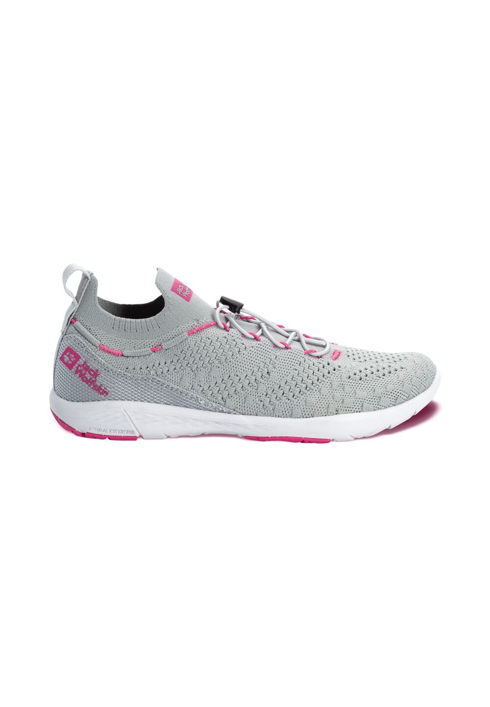 Jack Wolfskin Regenerations-Schuhe Damen Spirit Knit Low Women 42.5 grau silver grey von Jack Wolfskin