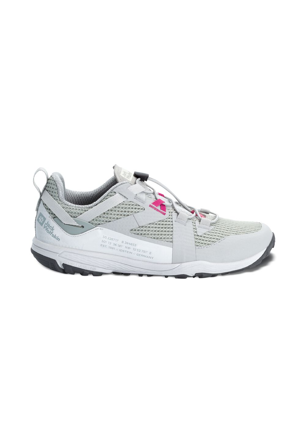 Jack Wolfskin Regenerations-Schuhe Damen Spirit Low Women 40.5 grau silver grey von Jack Wolfskin