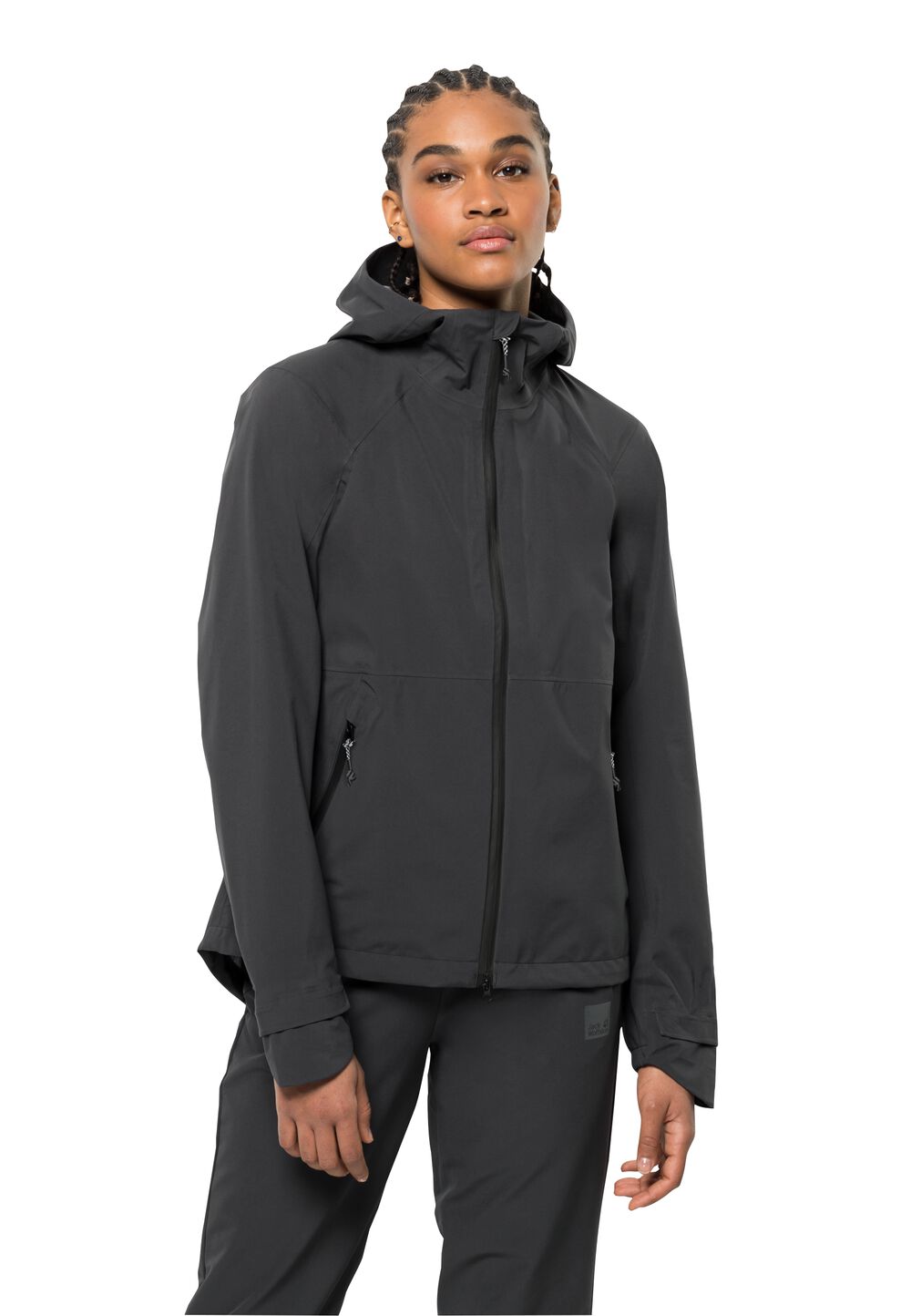 Jack Wolfskin Bike Commute Mono Jacket Women L phantom Phantom von Jack Wolfskin