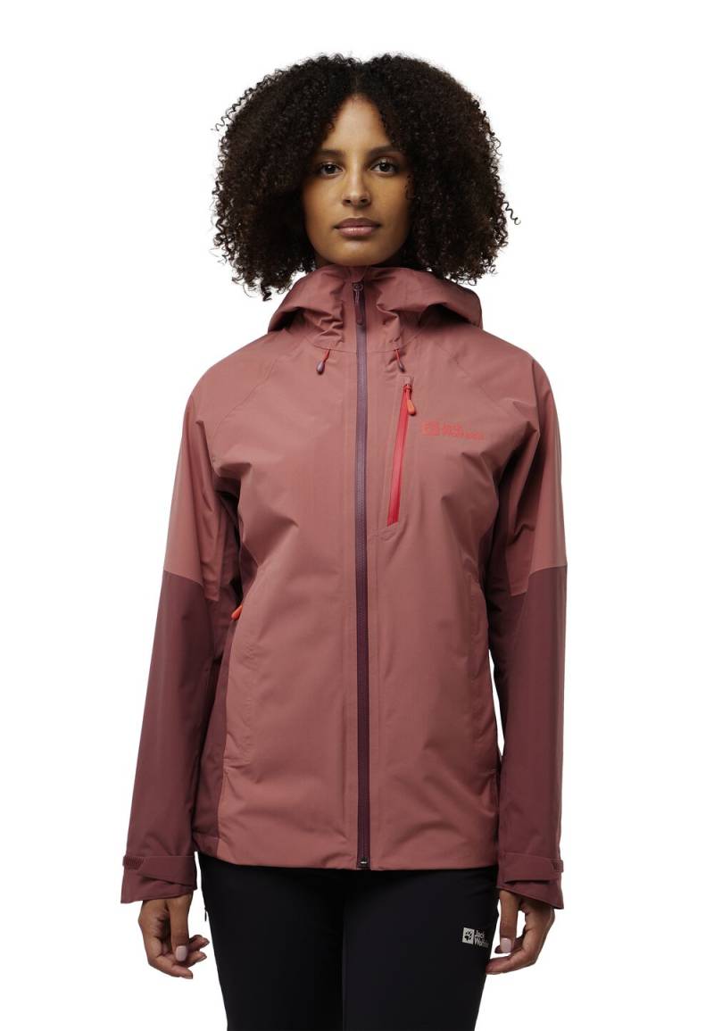 Jack Wolfskin Regenjacke Damen Eagle Peak 2L Jacket Women 2XL mineral red mineral red von Jack Wolfskin