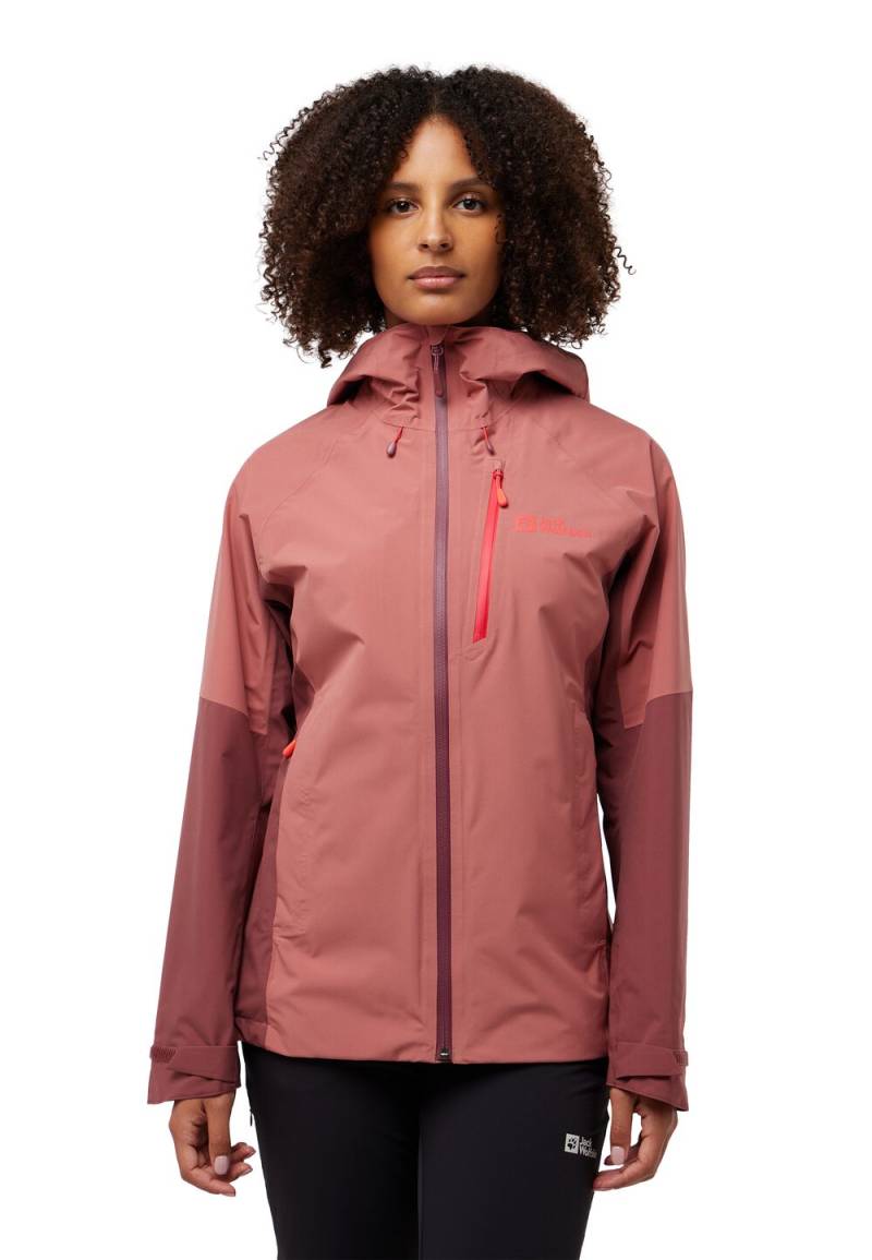 Jack Wolfskin Regenjacke Damen Eagle Peak 2L Jacket Women L mineral red mineral red von Jack Wolfskin