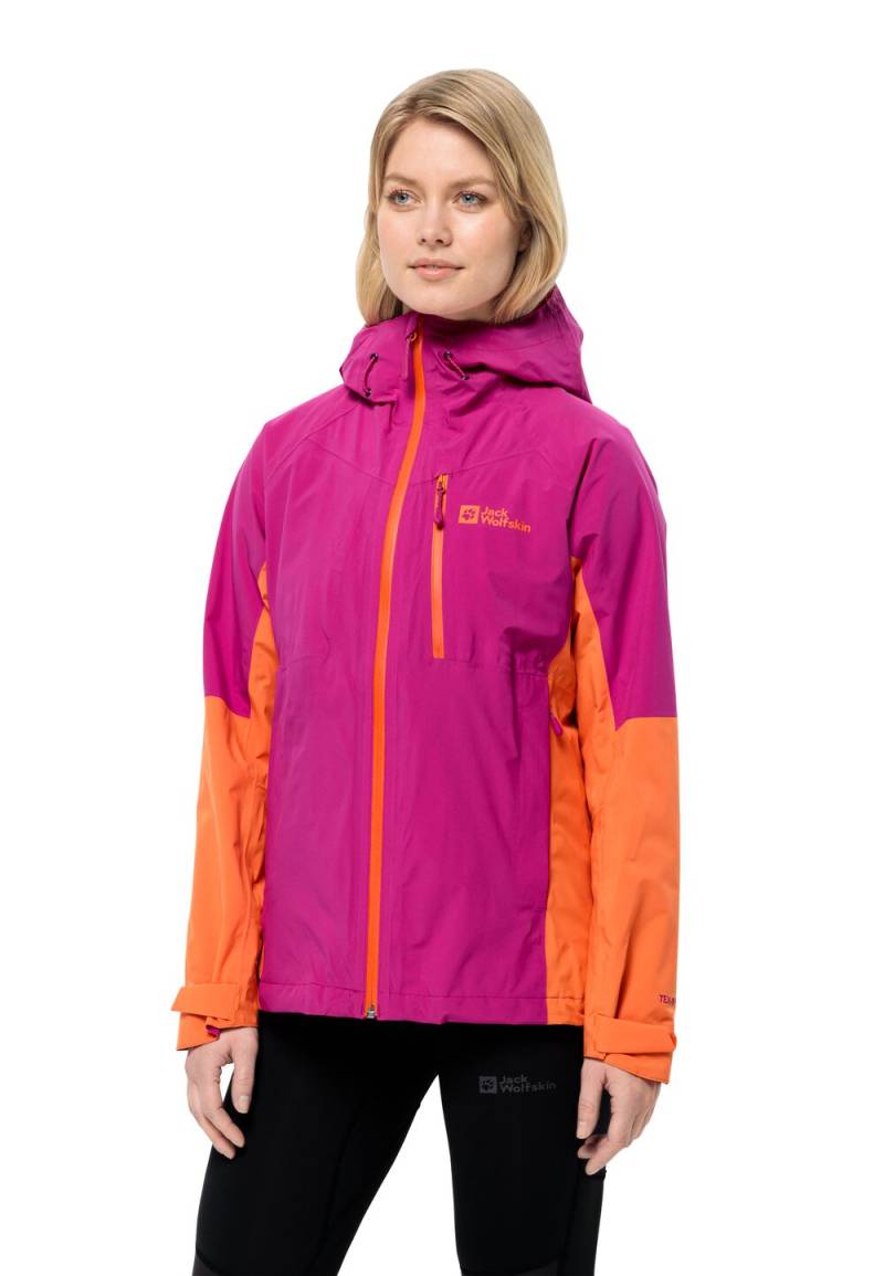 Jack Wolfskin Regenjacke Damen Eagle Peak 2L Jacket Women L new magenta new magenta von Jack Wolfskin