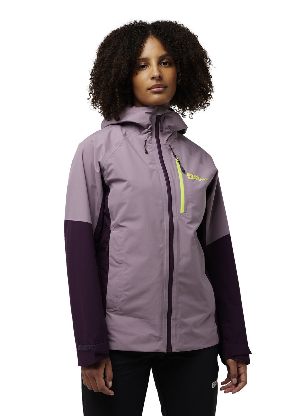 Jack Wolfskin Regenjacke Damen Eagle Peak 2L Jacket Women M wild blossom wild blossom von Jack Wolfskin