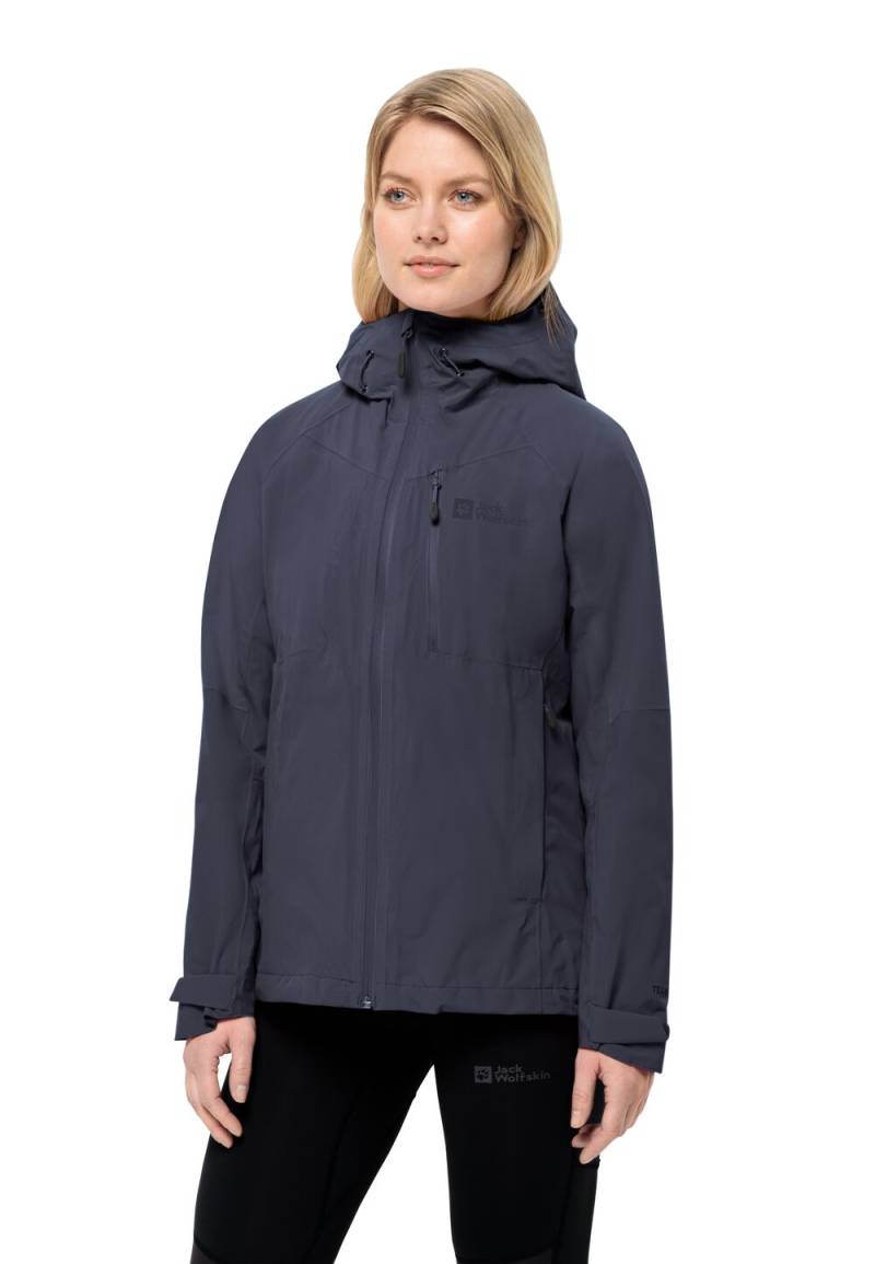 Jack Wolfskin Regenjacke Damen Eagle Peak 2L Jacket Women XS graphite graphite von Jack Wolfskin