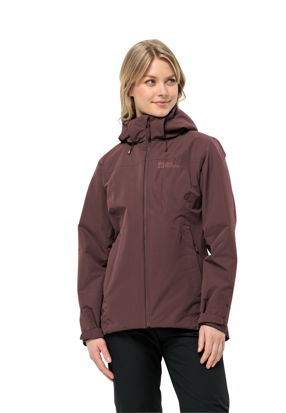 Jack Wolfskin Fernblick 2L Jacket Women XS dark maroon dark maroon von Jack Wolfskin