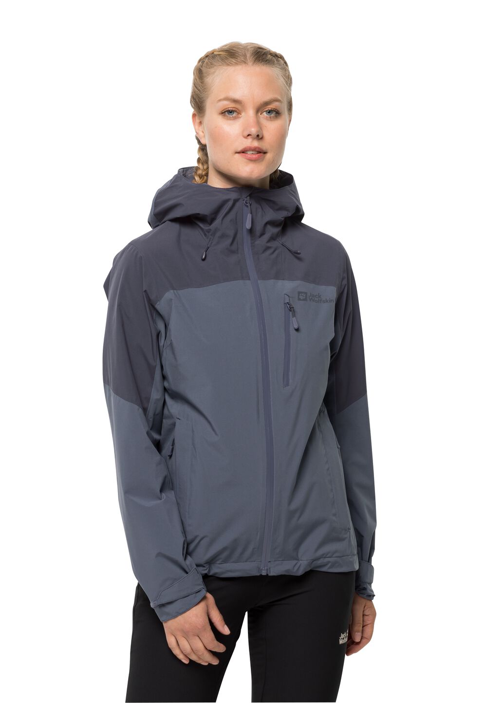 Jack Wolfskin Regenjacke Damen GO Hike Jacket Women XXL dolphin dolphin von Jack Wolfskin