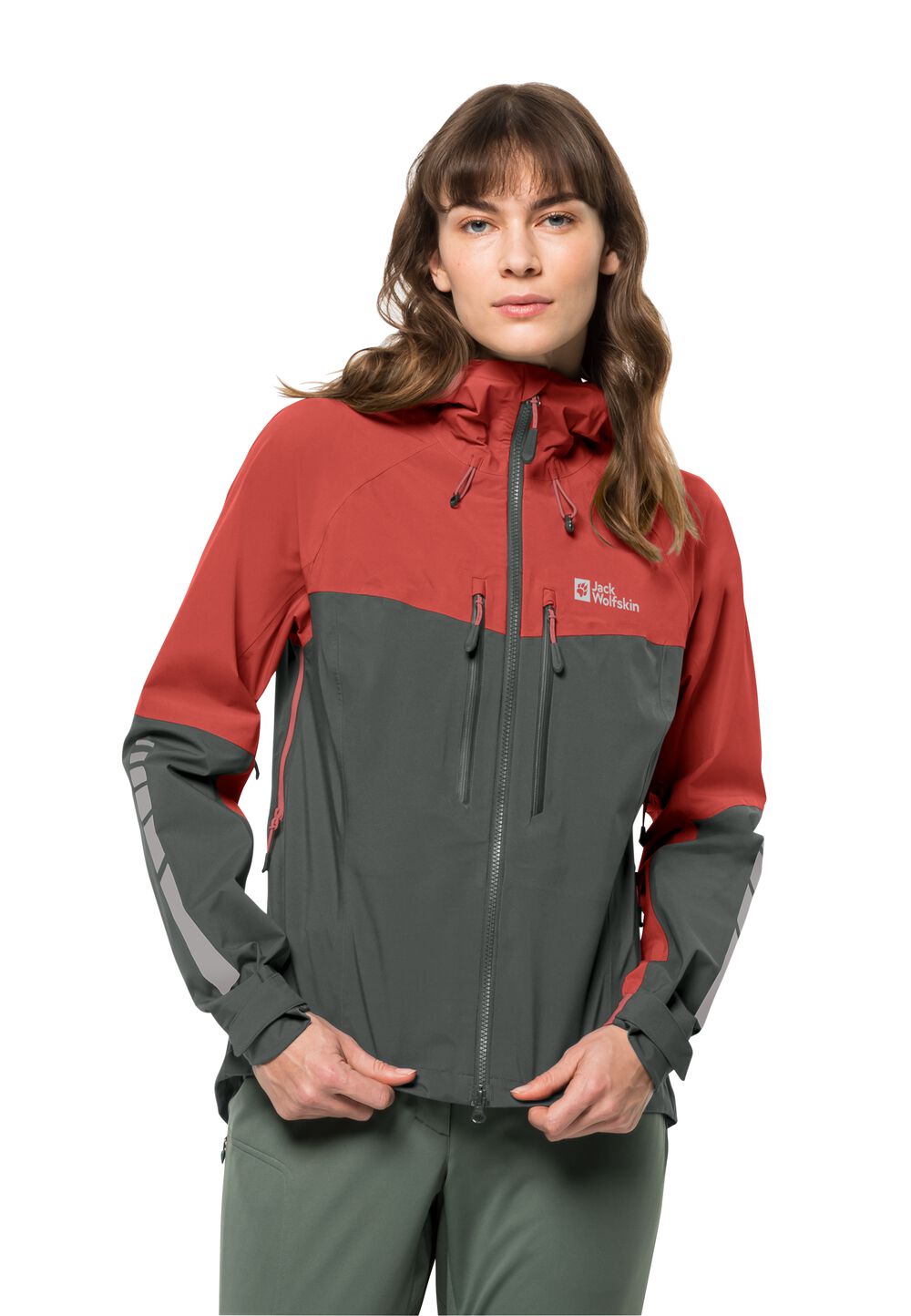 Jack Wolfskin Morobbia 3L Jacket Women L slate green slate green von Jack Wolfskin