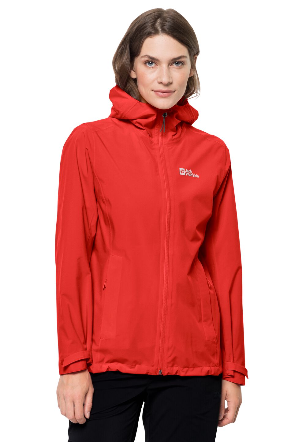 Jack Wolfskin Regenjacke Damen Packs & GO Shell Women L tango orange tango orange von Jack Wolfskin