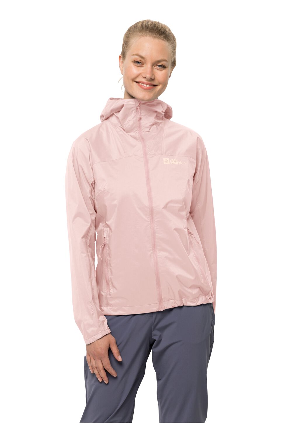 Jack Wolfskin Prelight 2.5L Jacket Women M rose smoke rose smoke von Jack Wolfskin