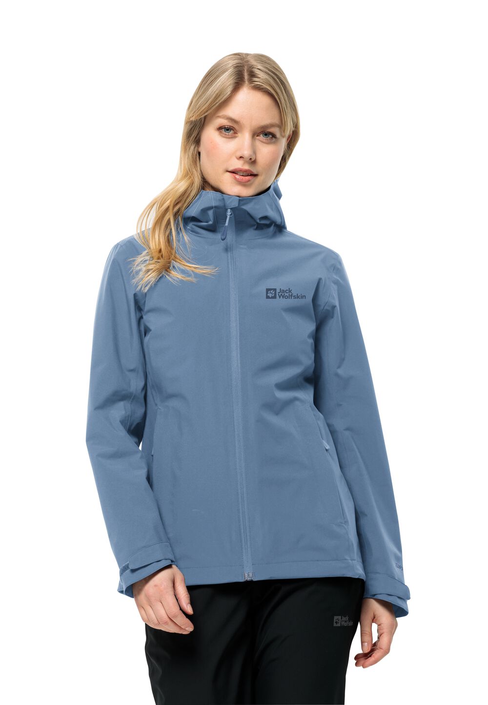 Jack Wolfskin Regenjacke Damen Robury 2L Jacket Women S elemental blue elemental blue von Jack Wolfskin