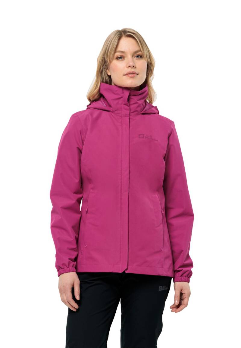 Jack Wolfskin Regenjacke Damen Stormy Point 2L Jacket Women L new magenta new magenta von Jack Wolfskin