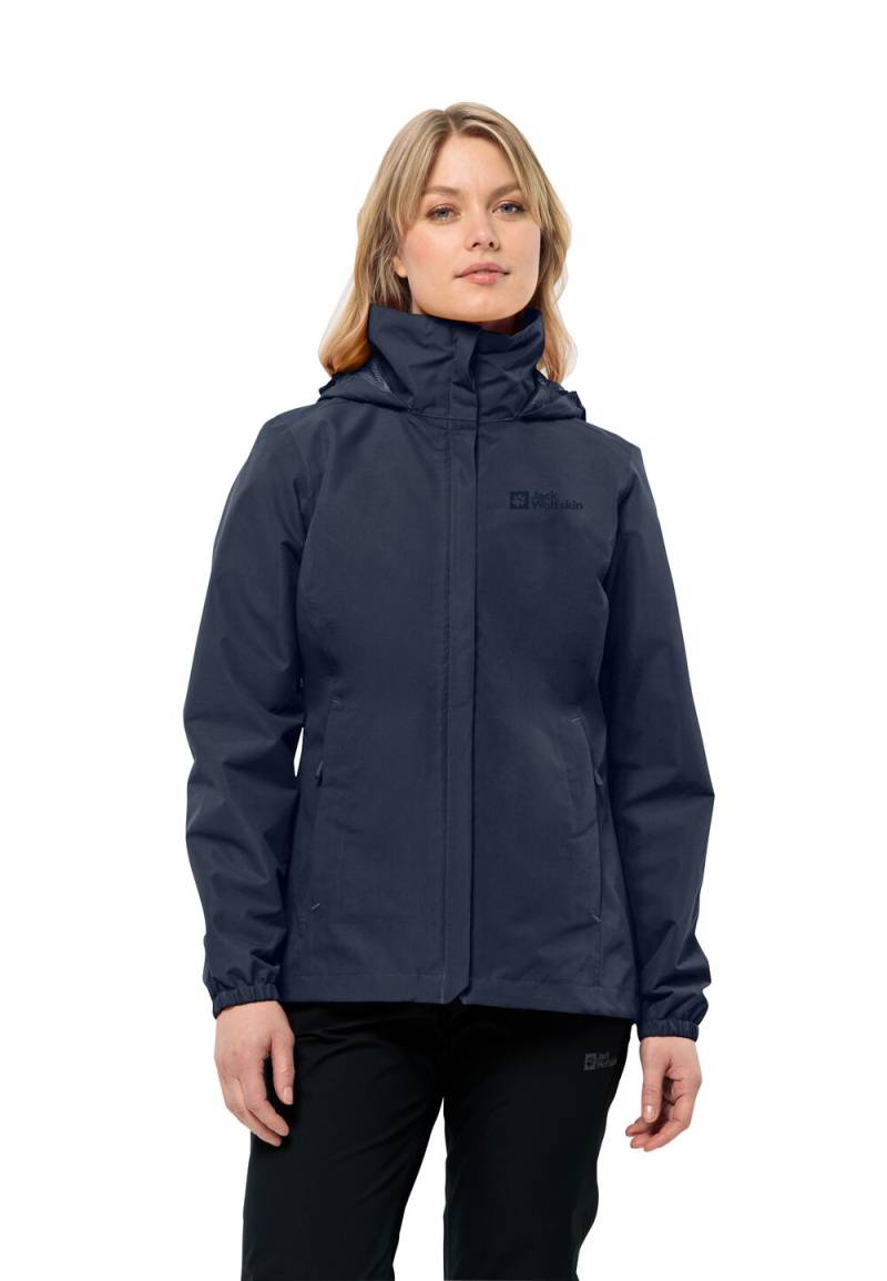 Jack Wolfskin Regenjacke Damen Stormy Point 2L Jacket Women XXL blau night blue von Jack Wolfskin