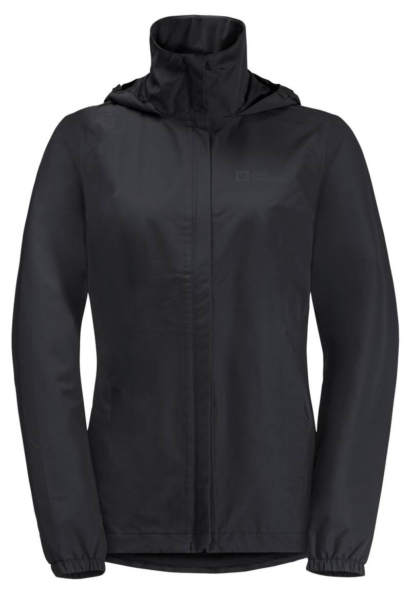 Jack Wolfskin Regenjacke Damen Stormy Point 2L Jacket Women XXXL black black von Jack Wolfskin