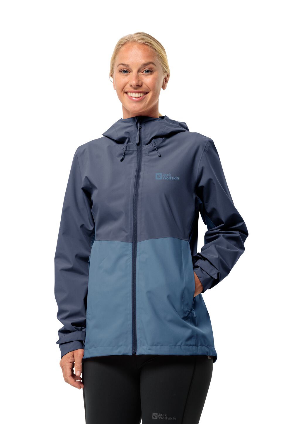 Jack Wolfskin Regenjacke Damen Weiltal 2L Jacket Women XS evening sky Evening Sky von Jack Wolfskin