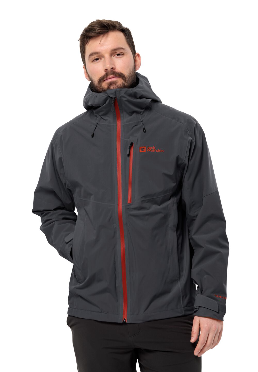 Jack Wolfskin Regenjacke Herren Eagle Peak 2L Jacket Men L phantom Phantom von Jack Wolfskin