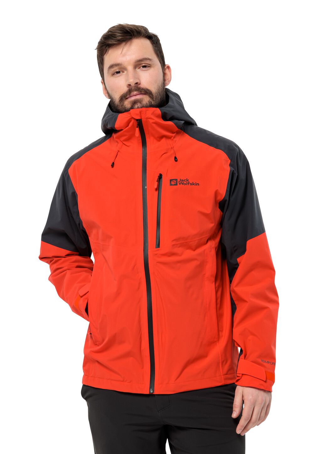 Jack Wolfskin Regenjacke Herren Eagle Peak 2L Jacket Men L strong red strong red von Jack Wolfskin