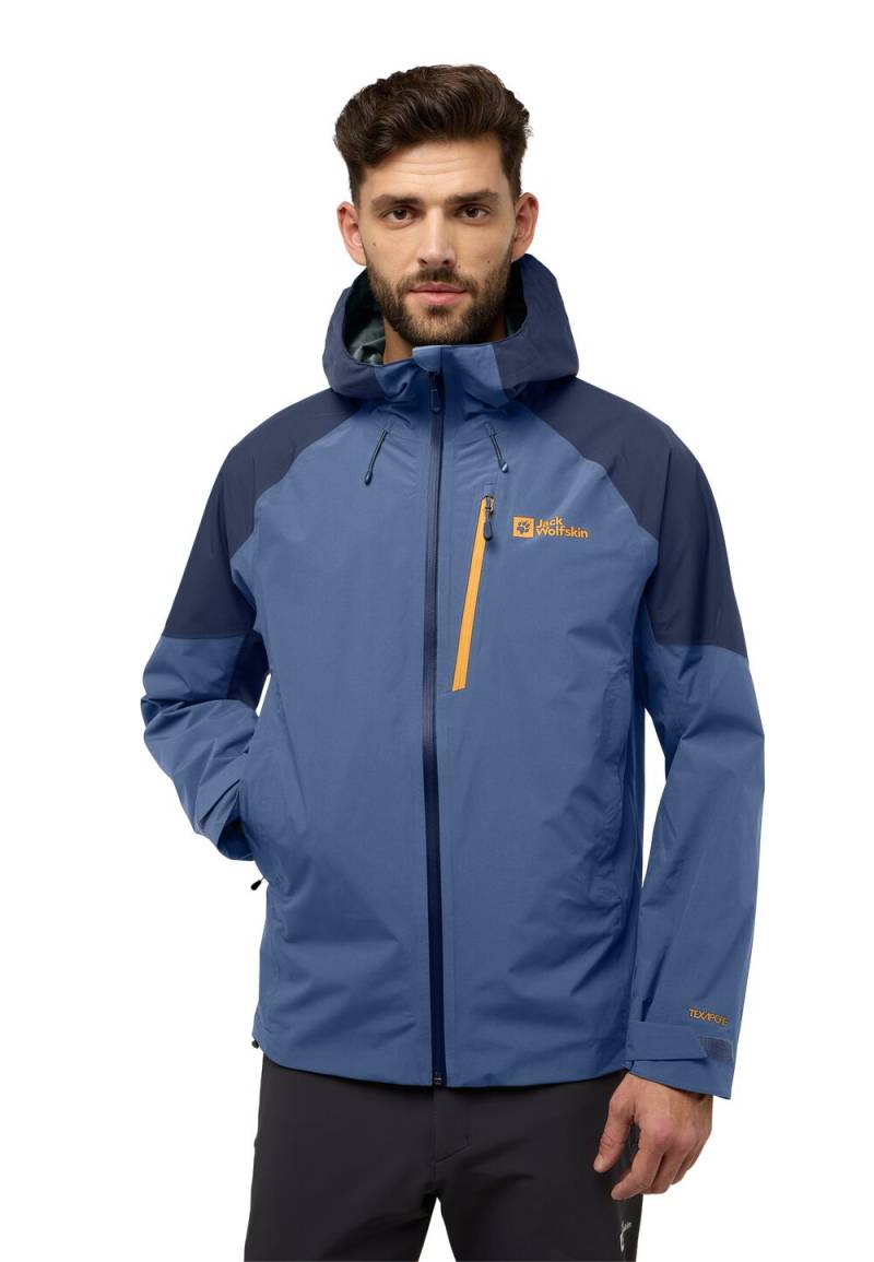 Jack Wolfskin Regenjacke Herren Eagle Peak 2L Jacket Men M nature blue nature blue von Jack Wolfskin