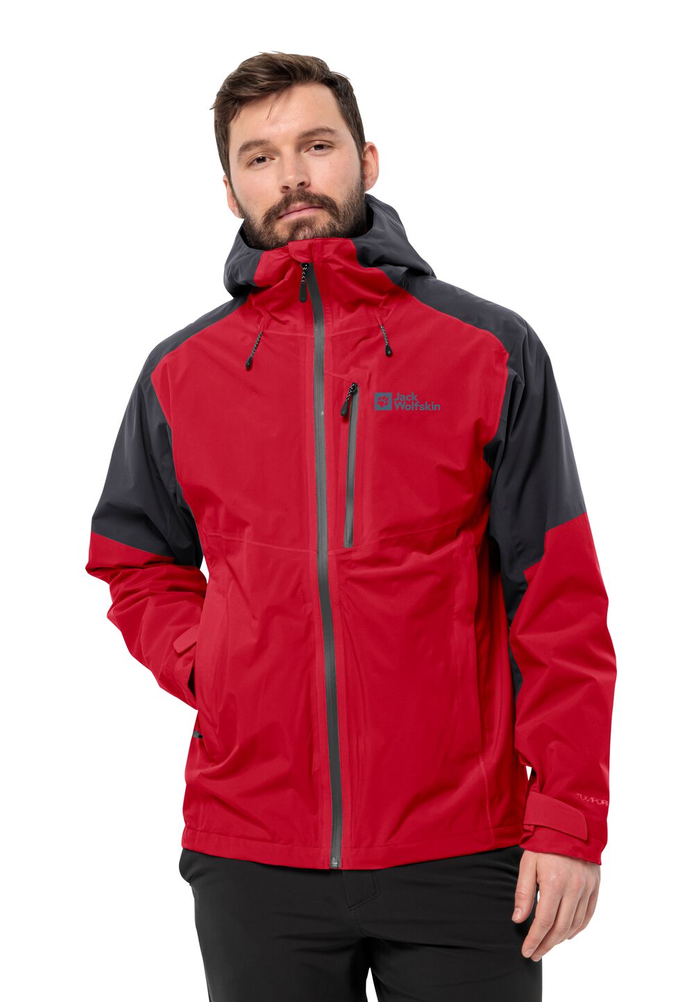 Jack Wolfskin Regenjacke Herren Eagle Peak 2L Jacket Men S rot red glow von Jack Wolfskin