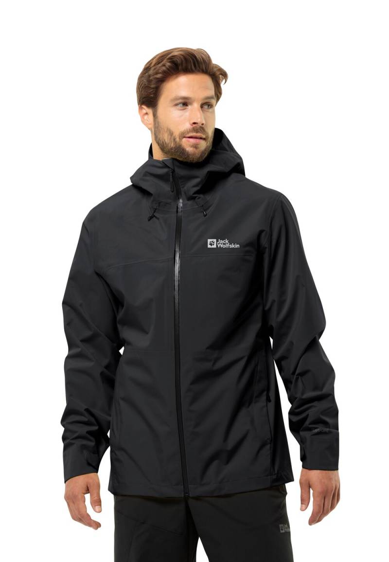 Jack Wolfskin Regenjacke Herren Highest Peak 3L Jacket Men XXXL black black von Jack Wolfskin